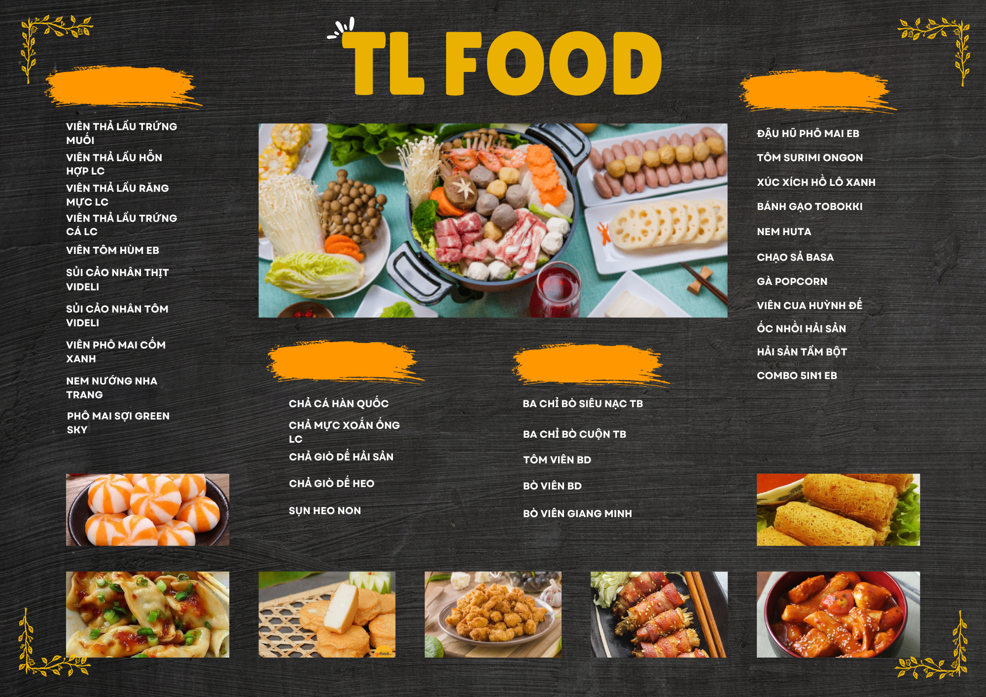 Thực đơn TL Food